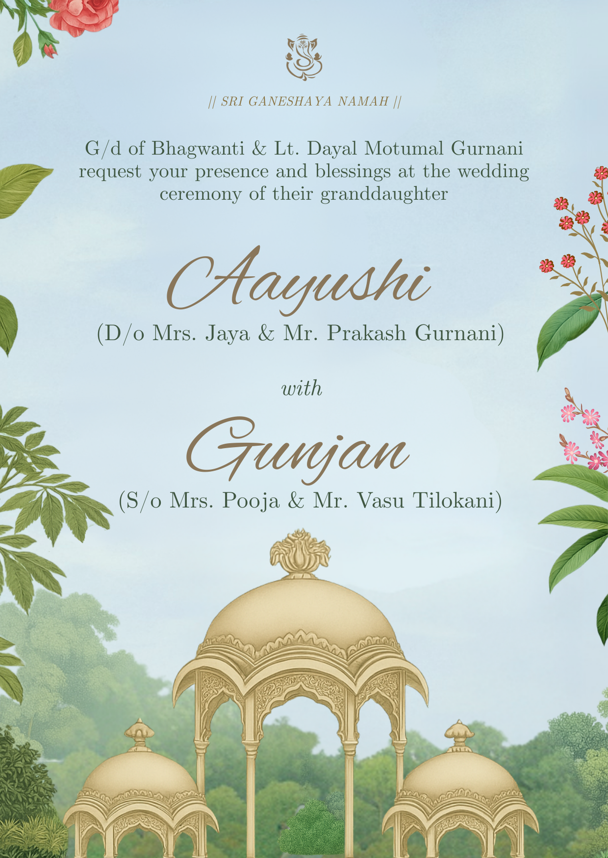 Sindhi Wedding Invite