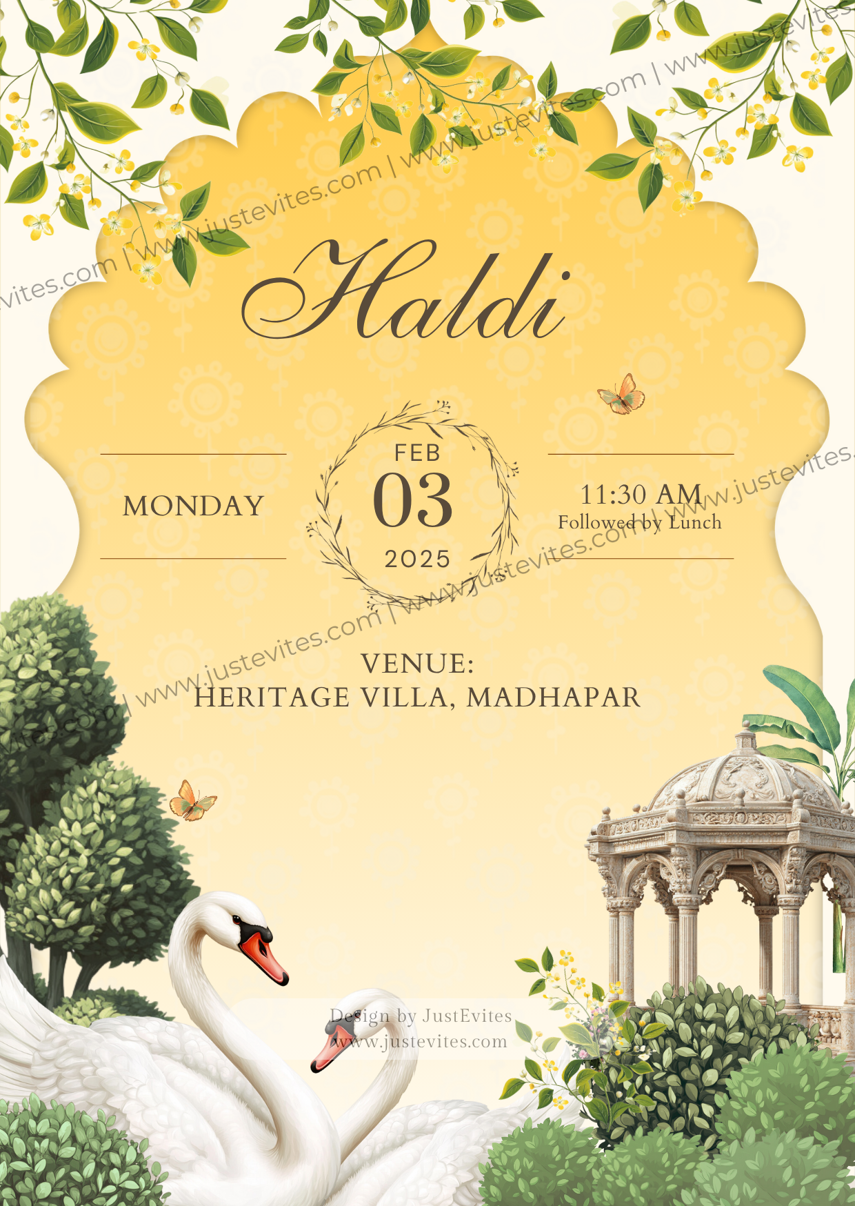 Contemporary Wedding Video Invite