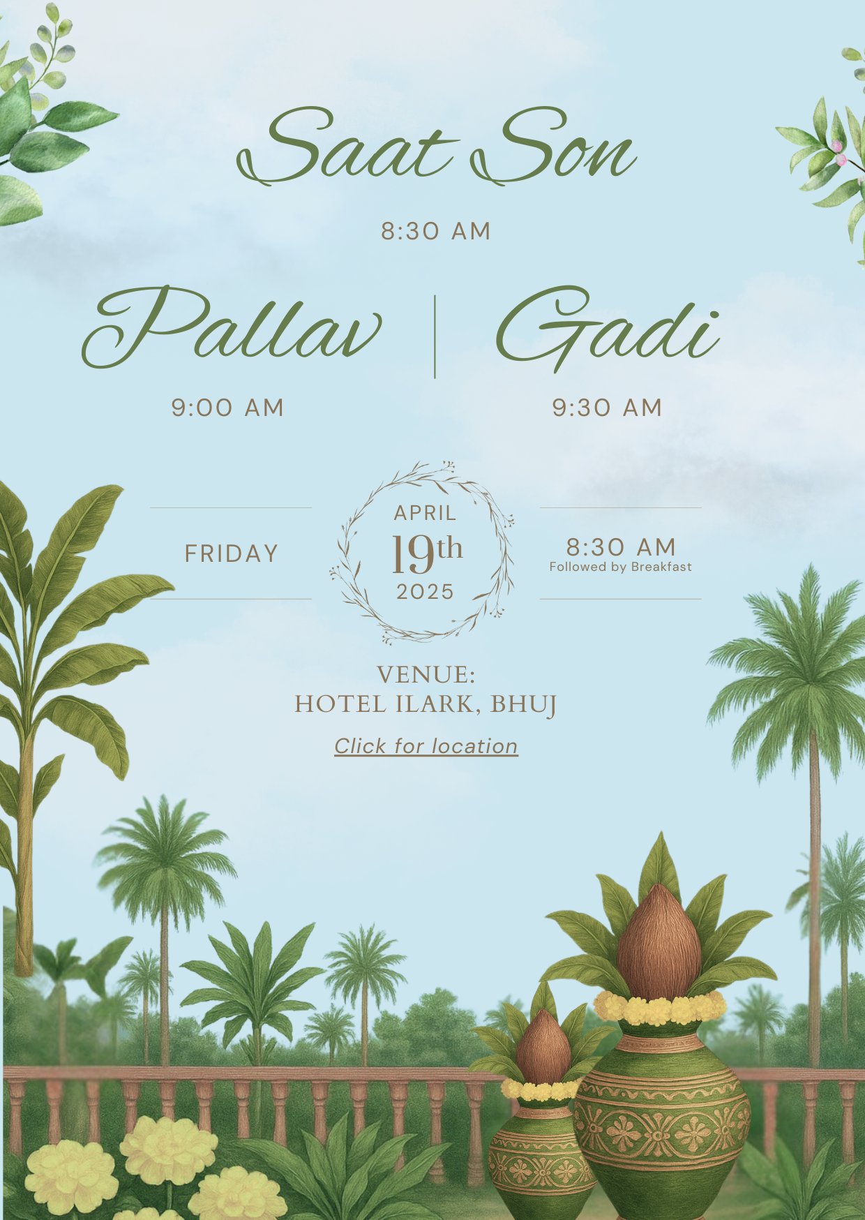Sindhi Wedding Invite