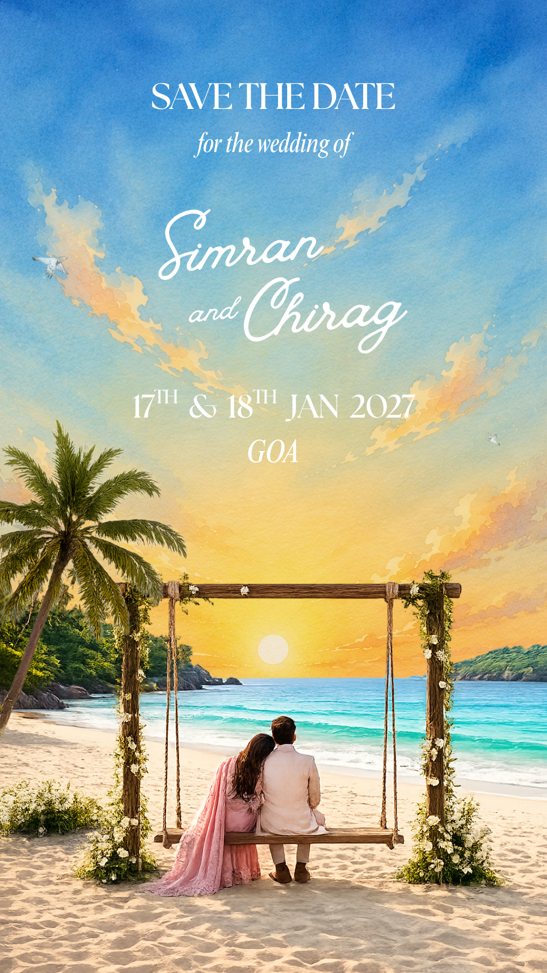 Underwater Save the Date Video