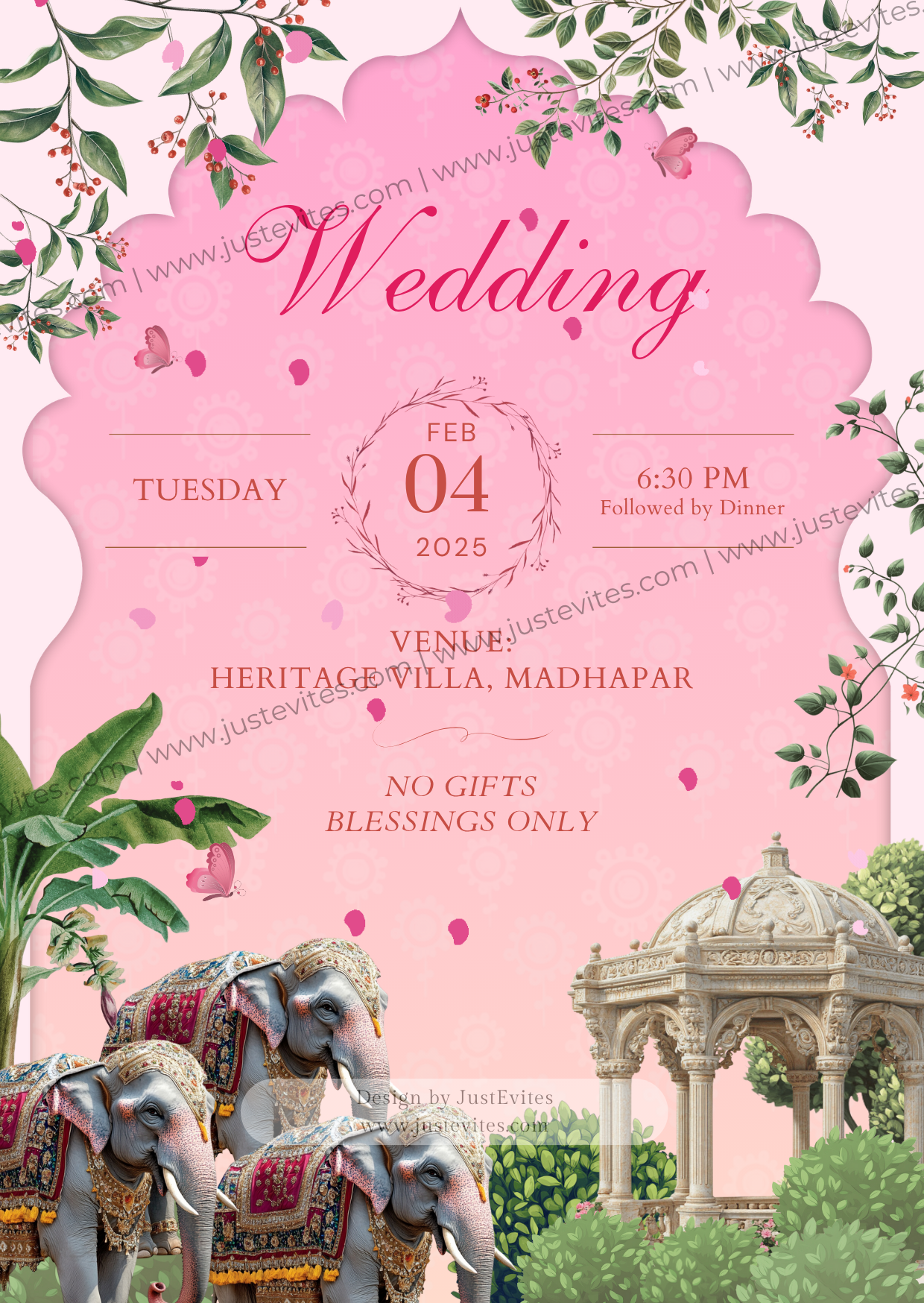 Contemporary Wedding Video Invite