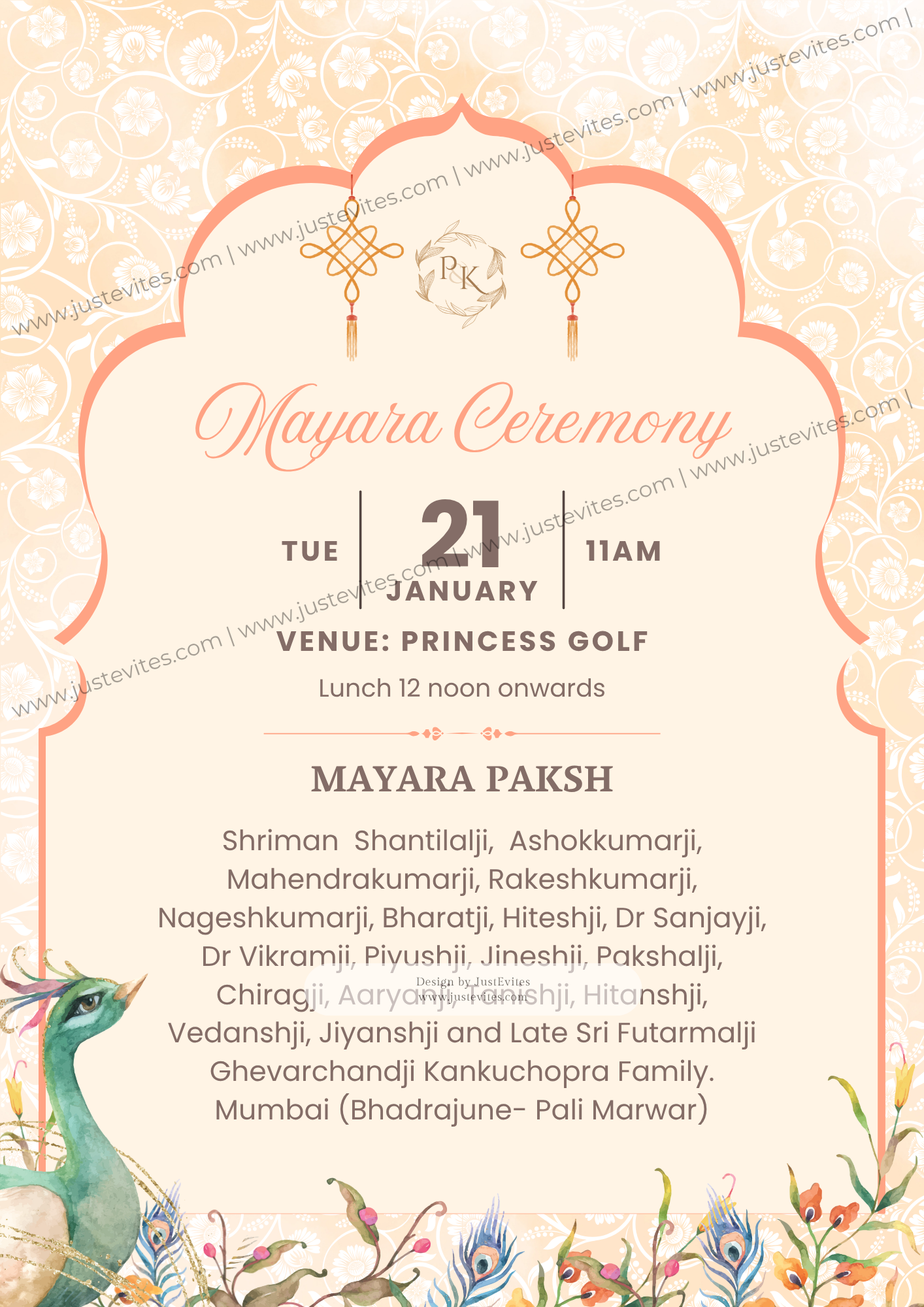 Aarth Wedding Invite