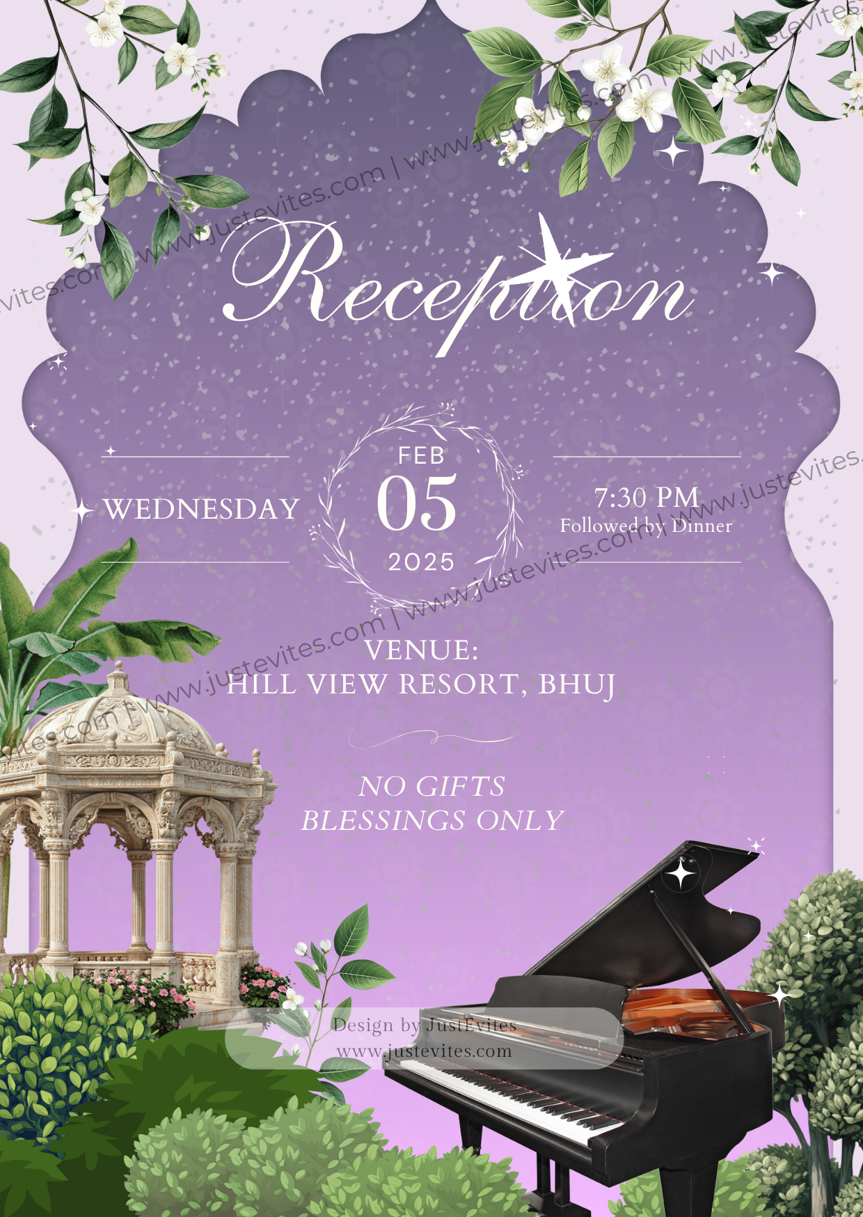 Contemporary Wedding Video Invite