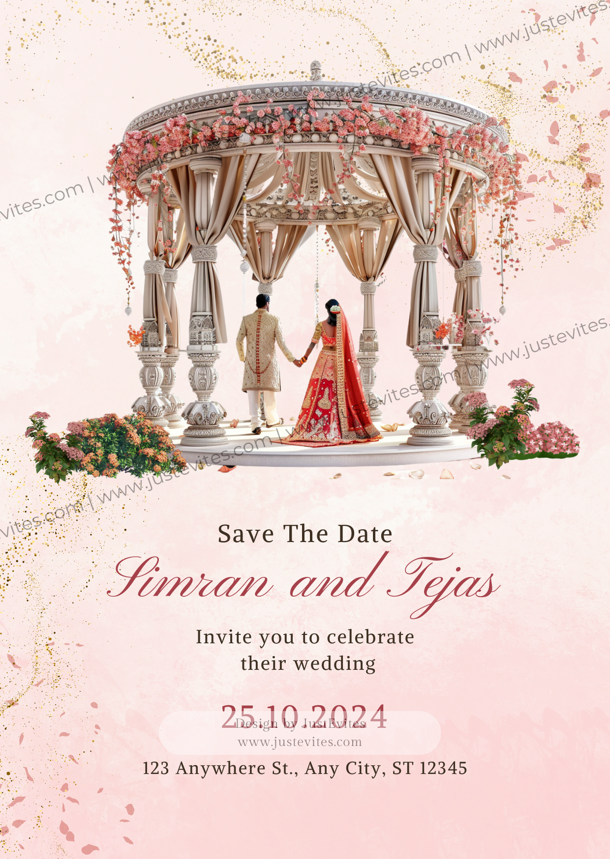 Majestic Wedding Save the Date – JustEvites