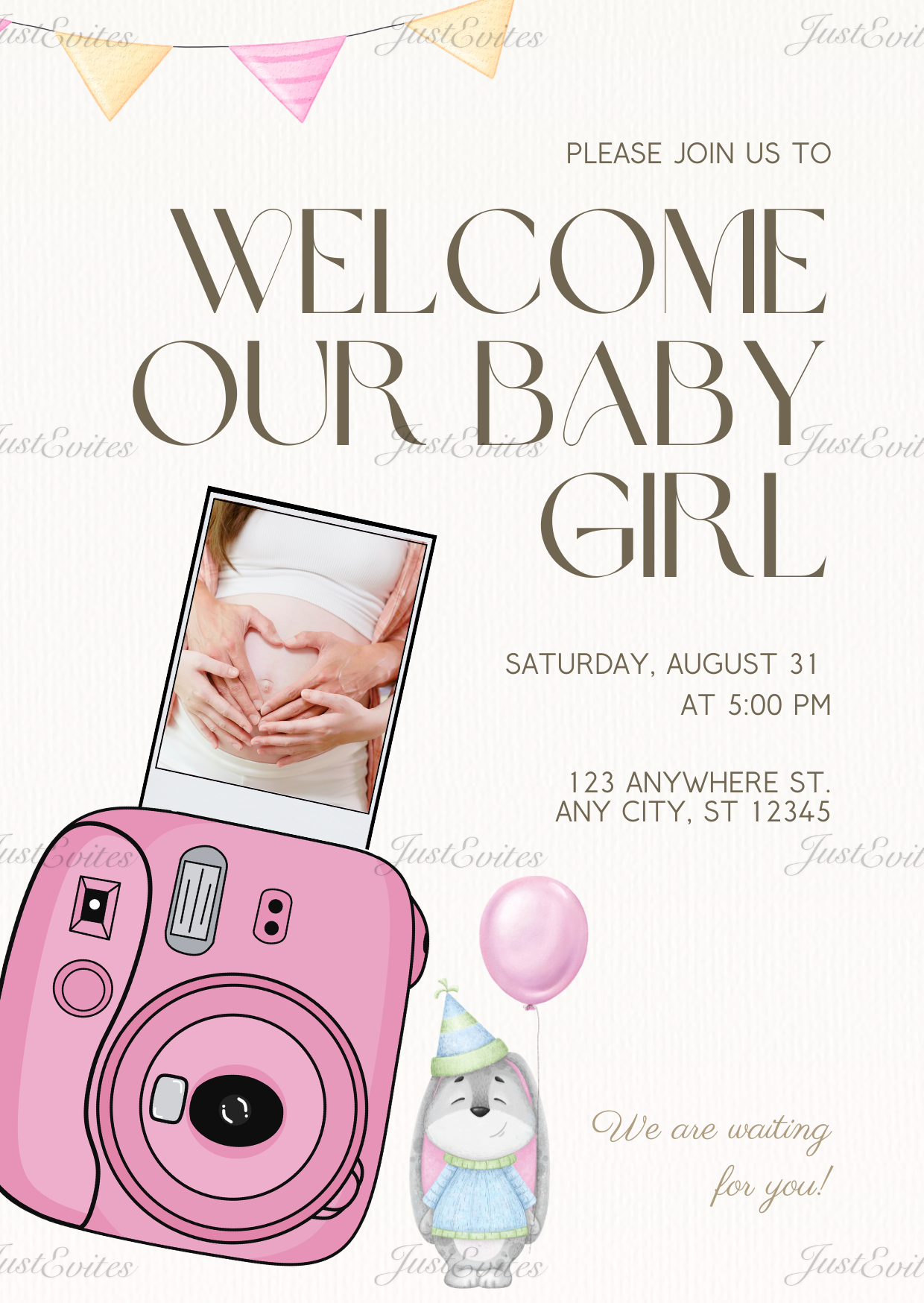 Polaroid Baby Shower