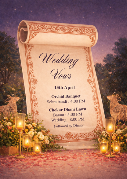 Table for 2 Wedding Video