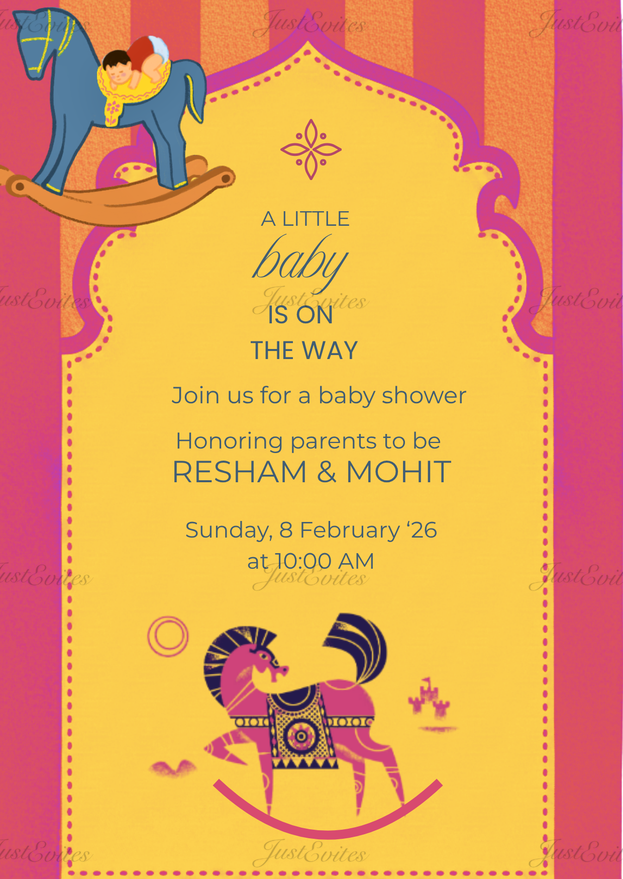 Toyland Godh Bharai Invite