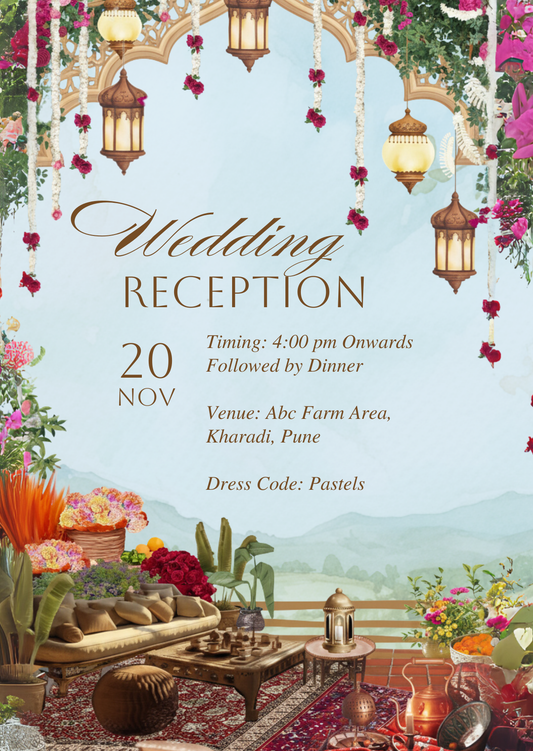 Traditional Reception Invite