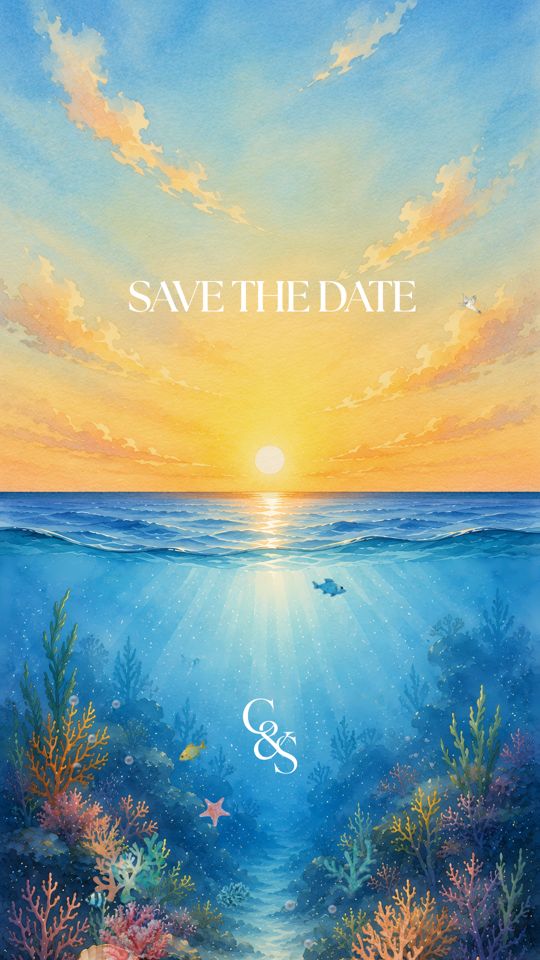 Underwater Save the Date Video
