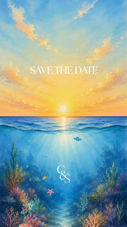Underwater Save the Date Video