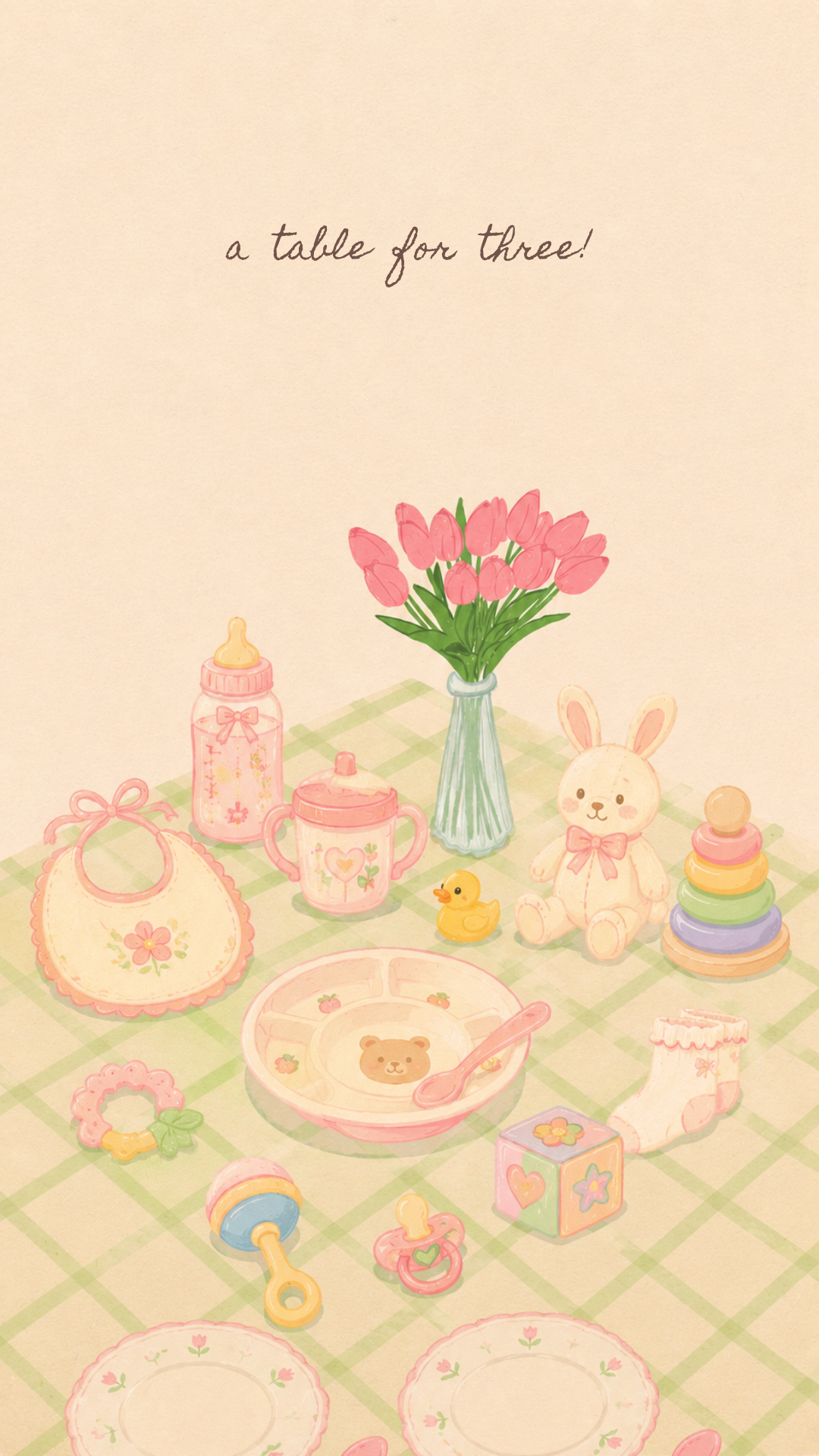 Table for 3 Baby Shower Video