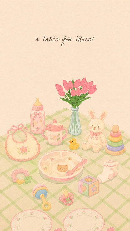 Table for 3 Baby Shower Video