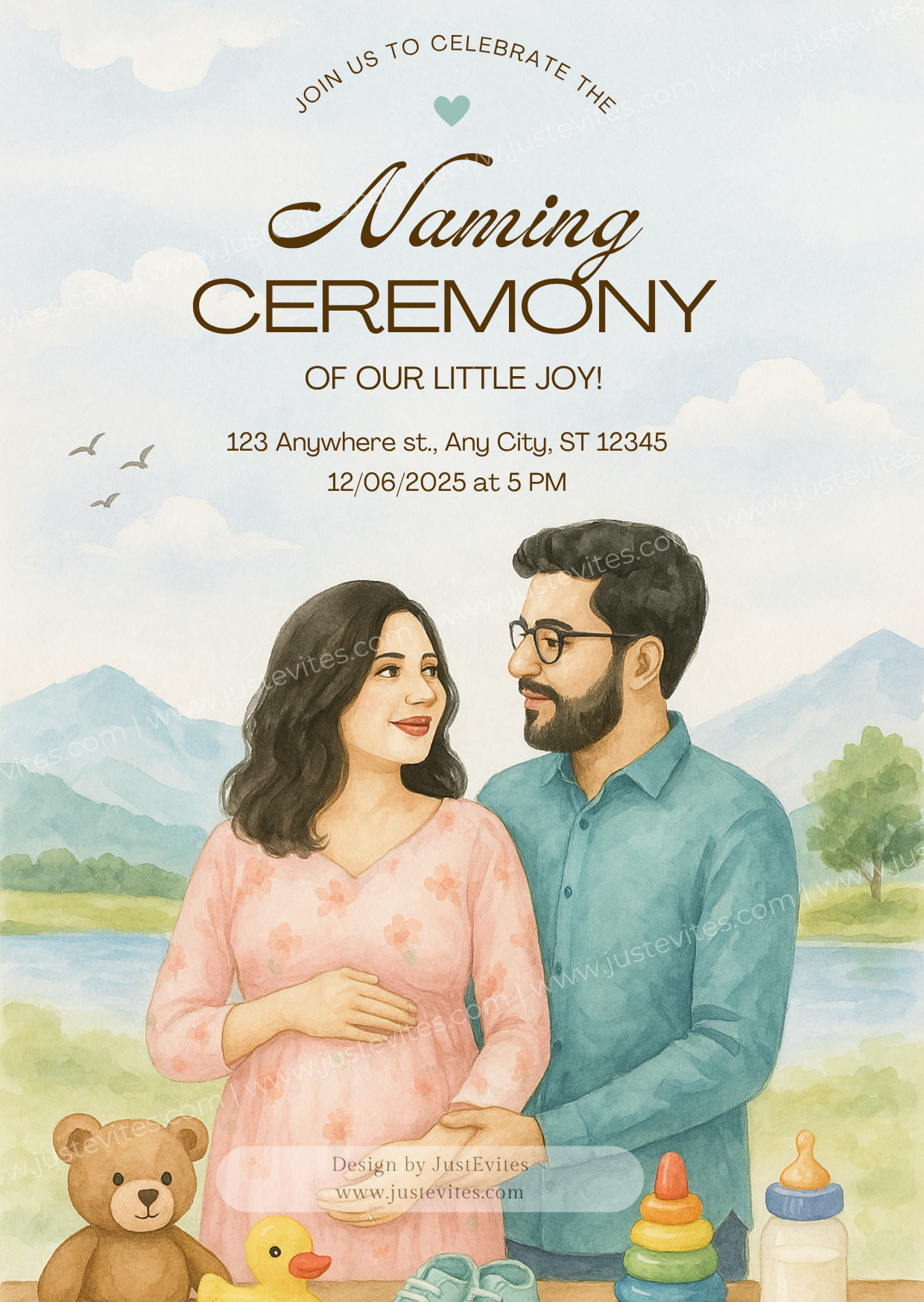 Blessings for Baby | Naming Ceremony Invite