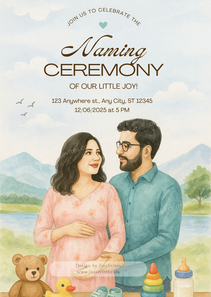 Blessings for Baby | Naming Ceremony Invite