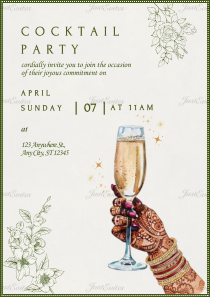 Cheers Cocktail Invite