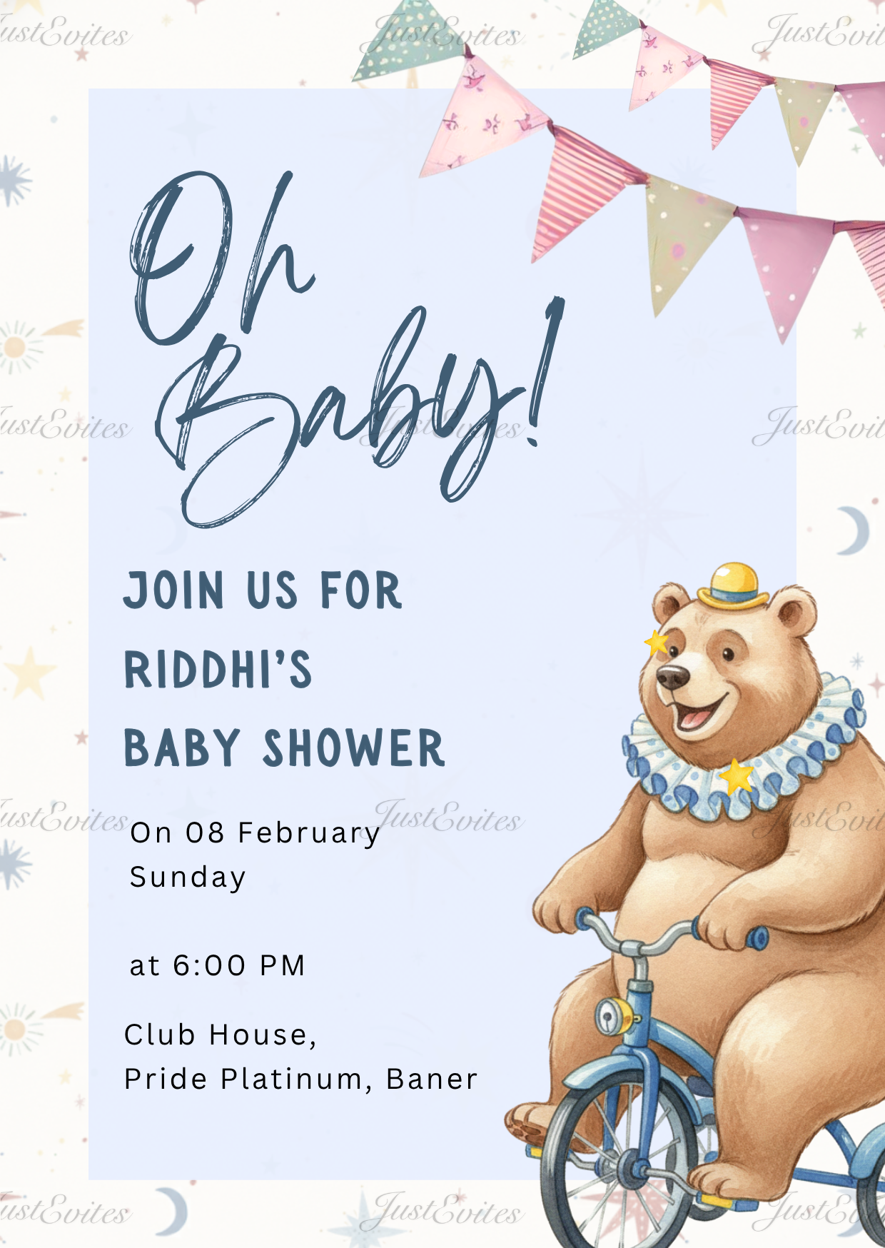 Cycle Baby Shower