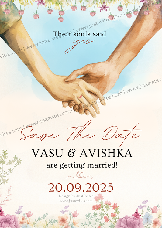 Hands Save The Date