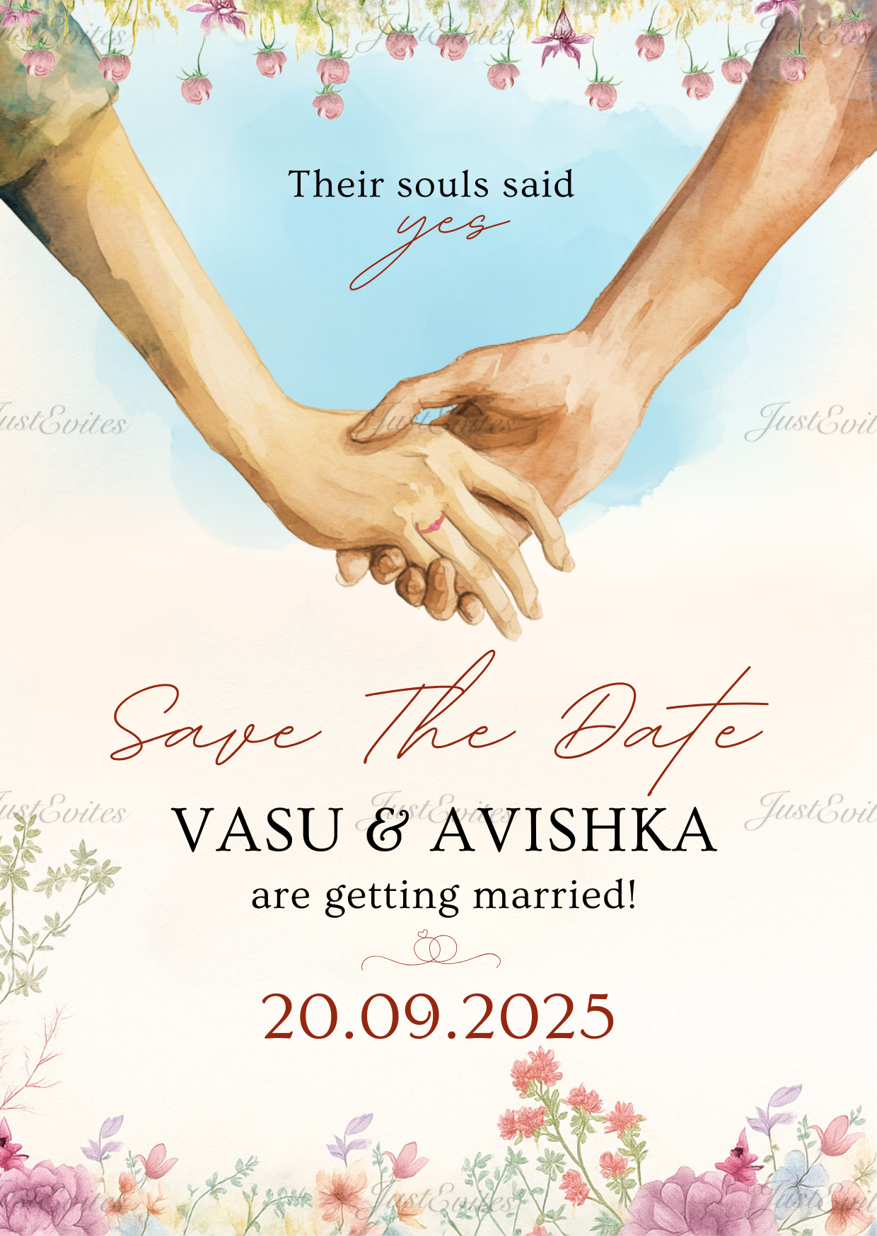 Hands Save The Date